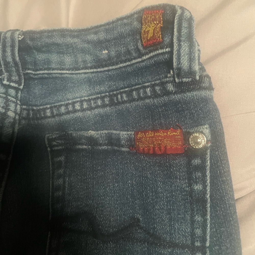 7 For All Man Kind Girls Skinny Jeans